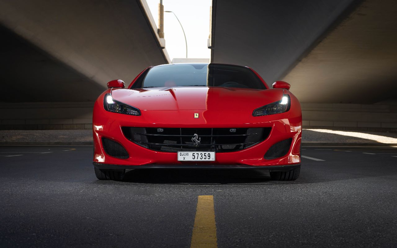 Ferrari Portofino Rosso RED ROOF Interior