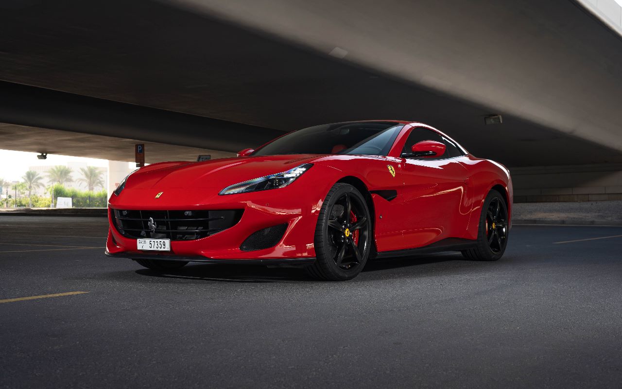 Ferrari Portofino Rosso RED ROOF Interior
